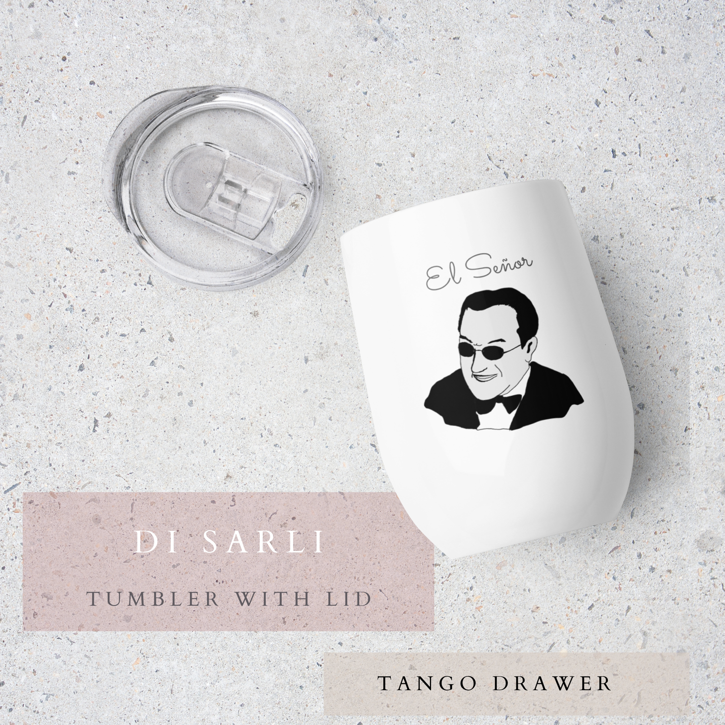 Di Sarli Insulated Wine Tumbler with Lid | Tango Gifts