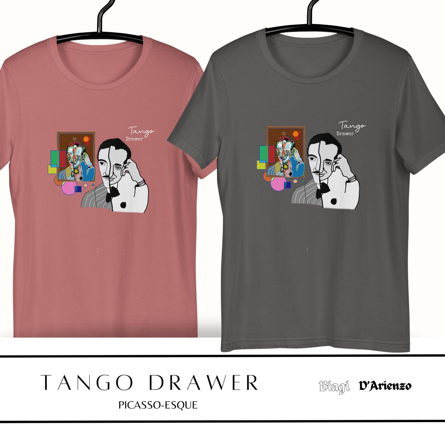 Picasso-esque Unisex Tango Tshirt