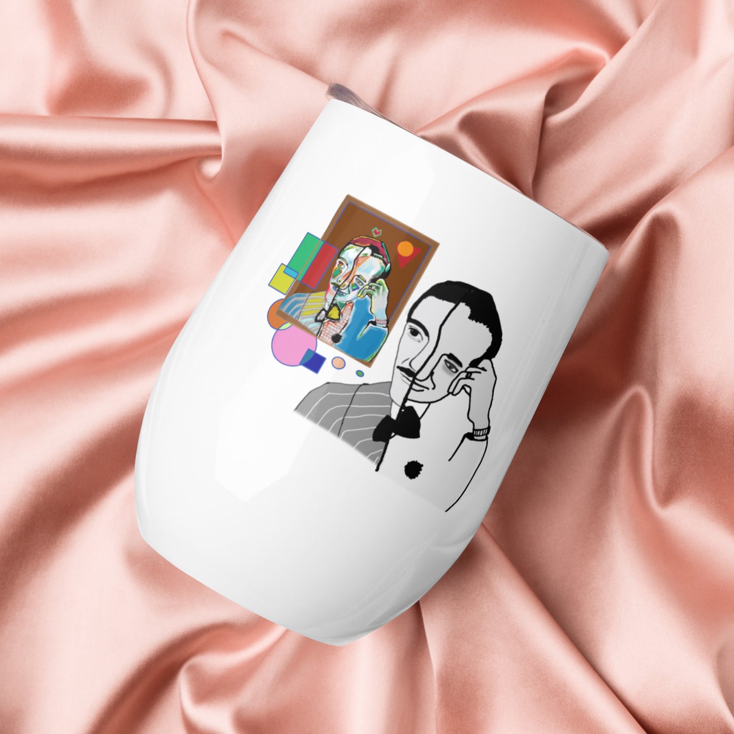 Tango Orchestras (Picasso-esque) Insulated Wine Tumbler