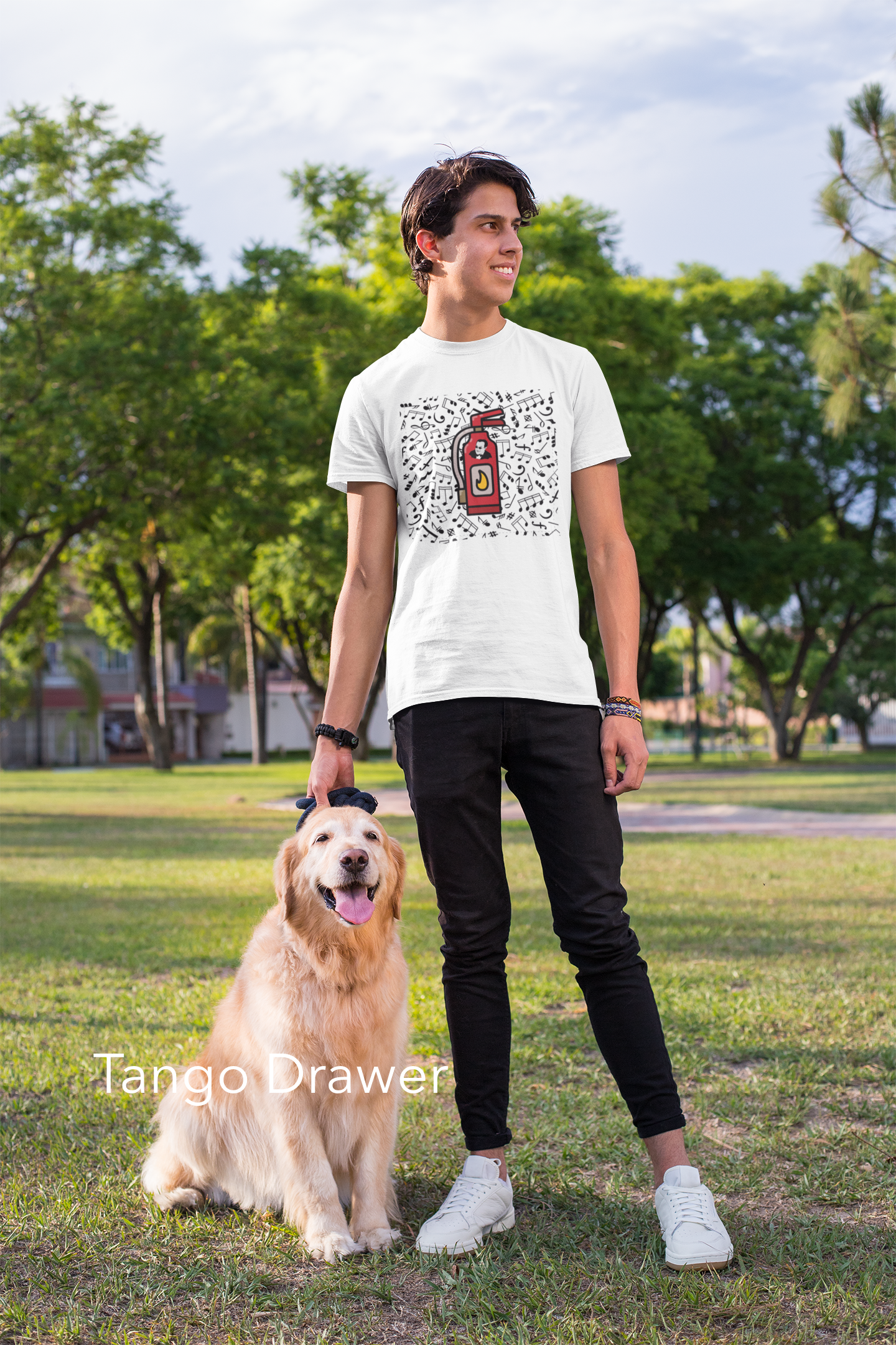 Tango T-shirt -  Di Sarli on a Fire Extinguisher | Dancer | Tango Gift | Tango Tops
