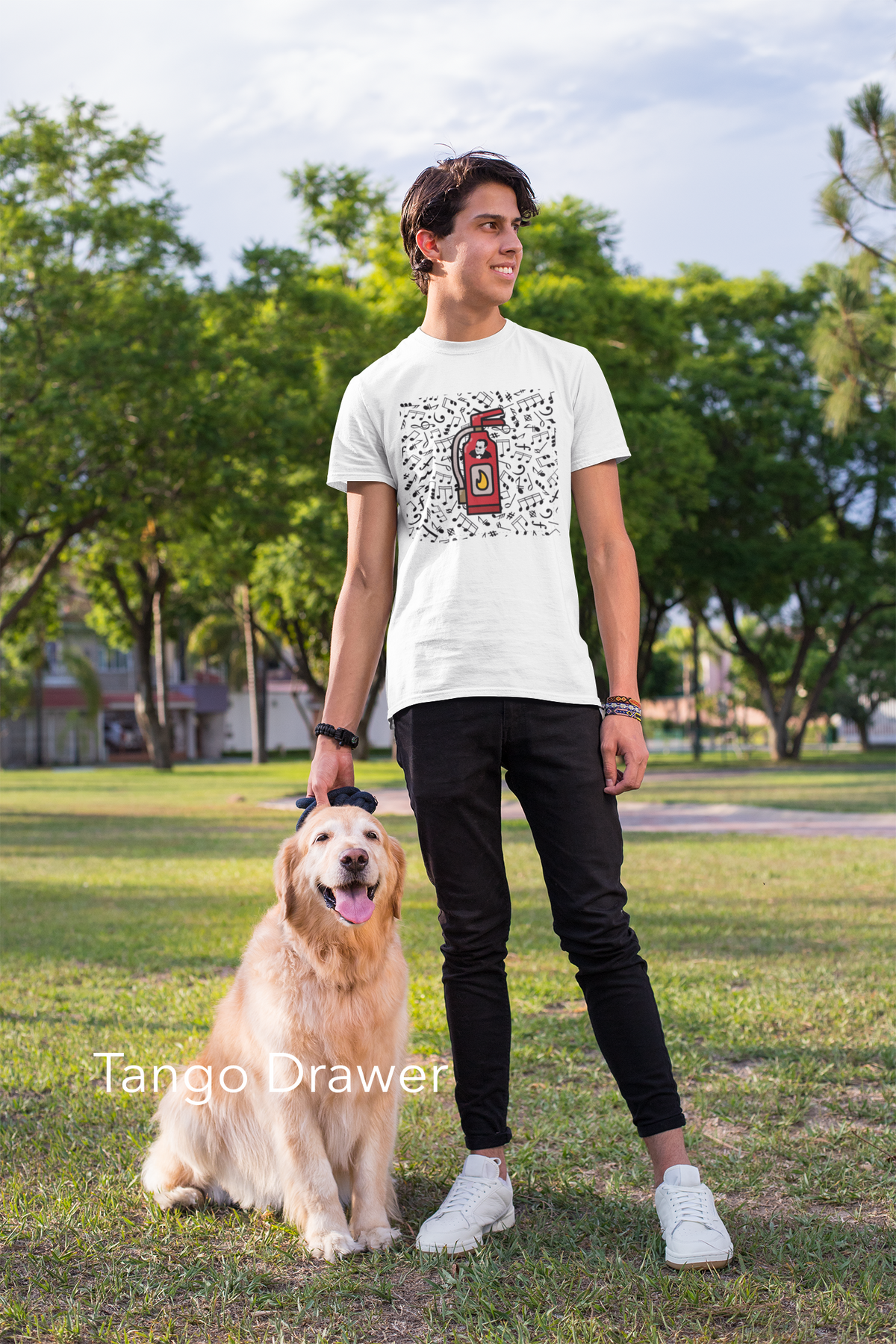 Di Sarli Tango T-Shirt – Fire Extinguisher Design