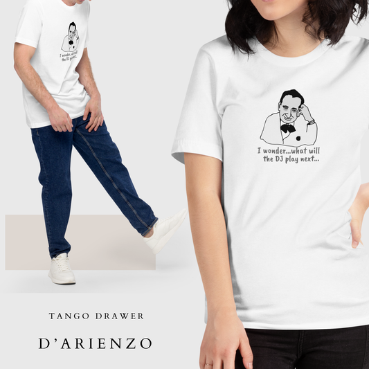 Tango Orchestras Unisex T-shirt - d'Arienzo | Dancer | Tango Gift | Tango Tops