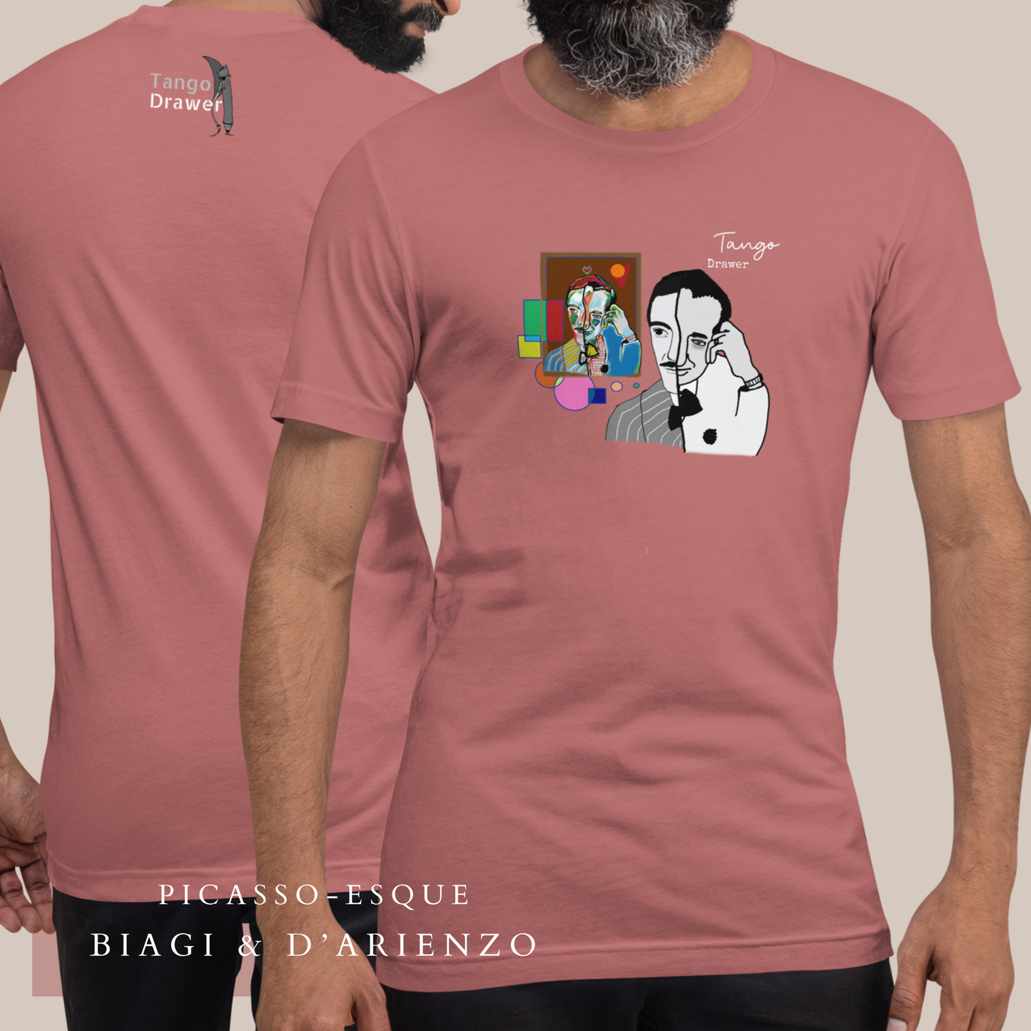 Arentine Tango Unisex T-Shirt - Biagi & D'Arienzo | Picasso-Inspired Art