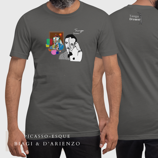 Argentine Tango Unisex T-Shirt - Biagi & D'Arienzo | Picasso-Inspired Art
