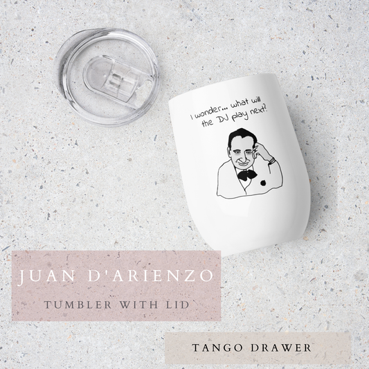 D'Arienzo Insulated Wine Tumbler with Lid | Tango Gifts