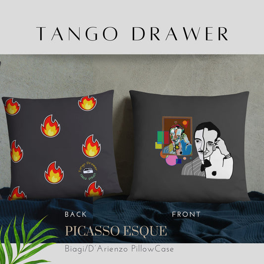 Tango Pillow (Pillowcase Only) - Picasso-esque (Biagi/D'Arienzo)