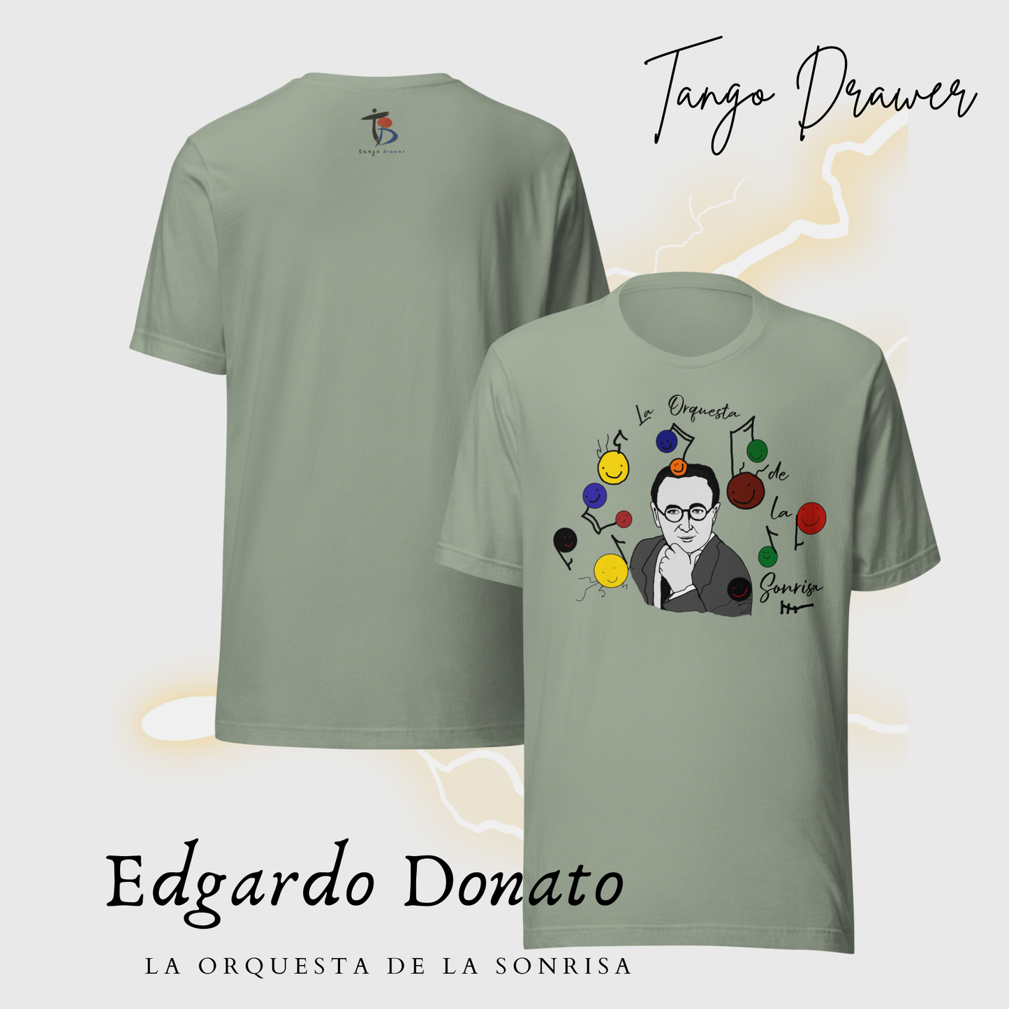 Tango Tshirt (Donato) | Dancer | Tango Gift | Tango Top