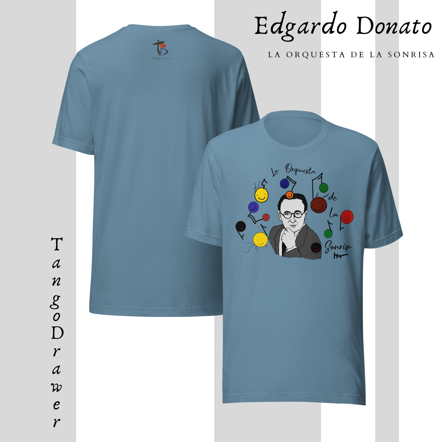Tango Tshirt (Donato) | Dancer | Tango Gift | Tango Top