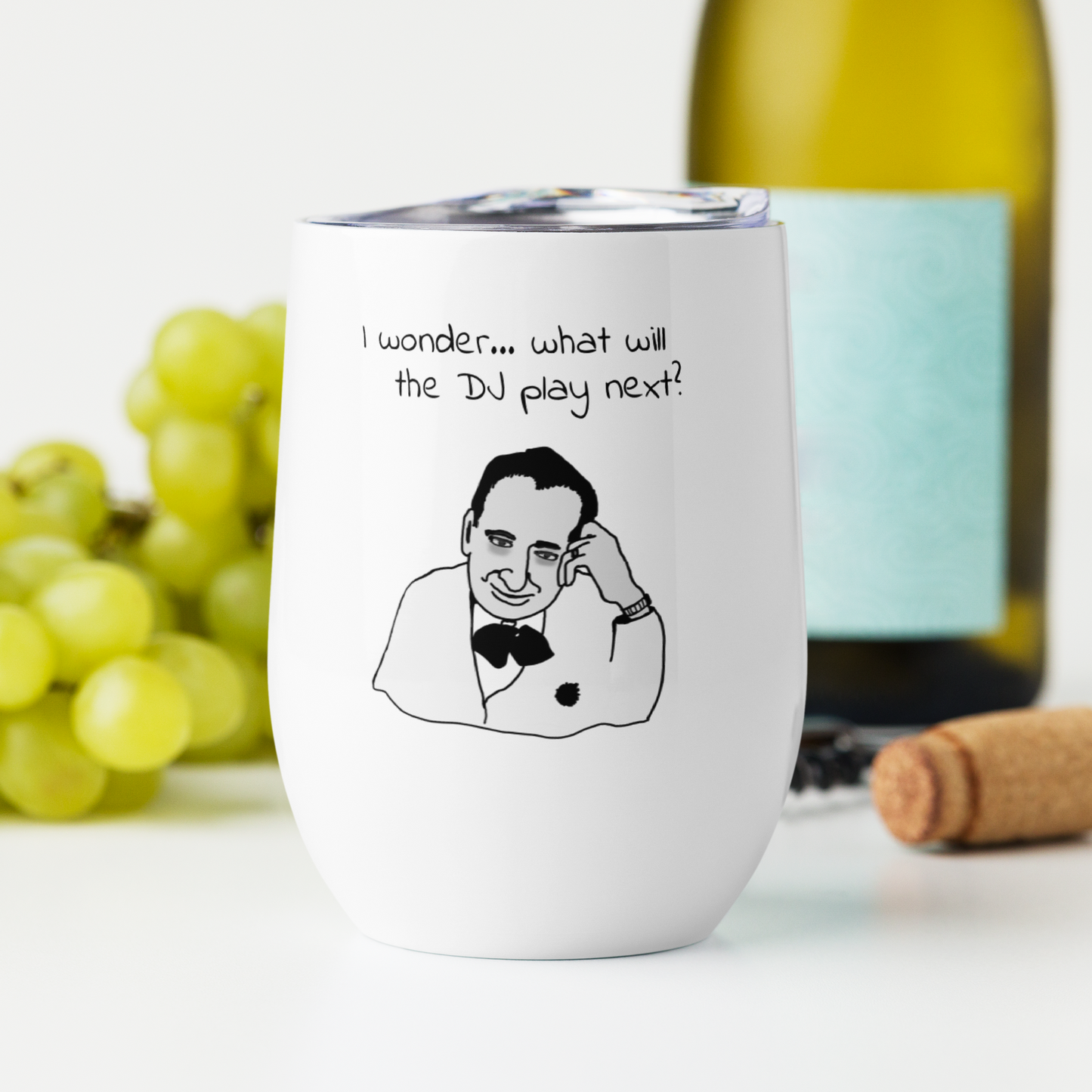D'Arienzo Insulated Wine Tumbler with Lid | Tango Gifts