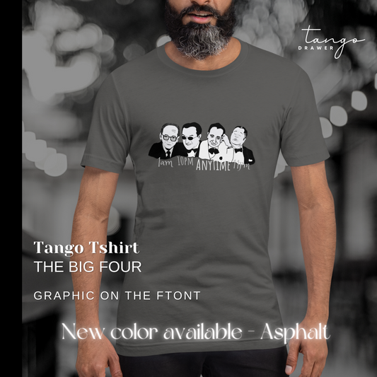 Tango Tshirt (d'Arienzo,Di Sarli,Troilo,Pugliese) | Dancer | Tango Gift | Tango Top