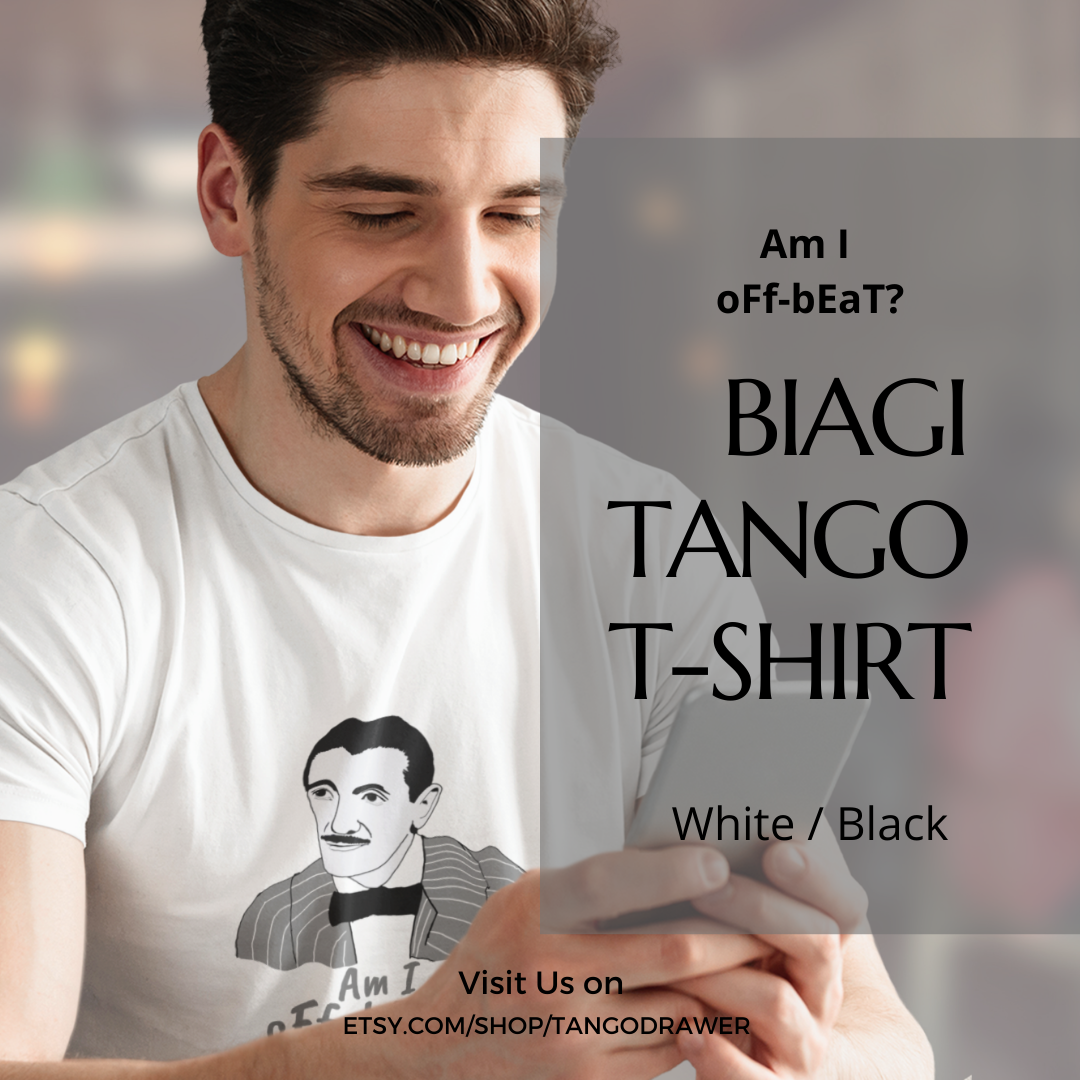 Tango T-shirt  Biagi |Dancer | Tango Gift | Tango Tops