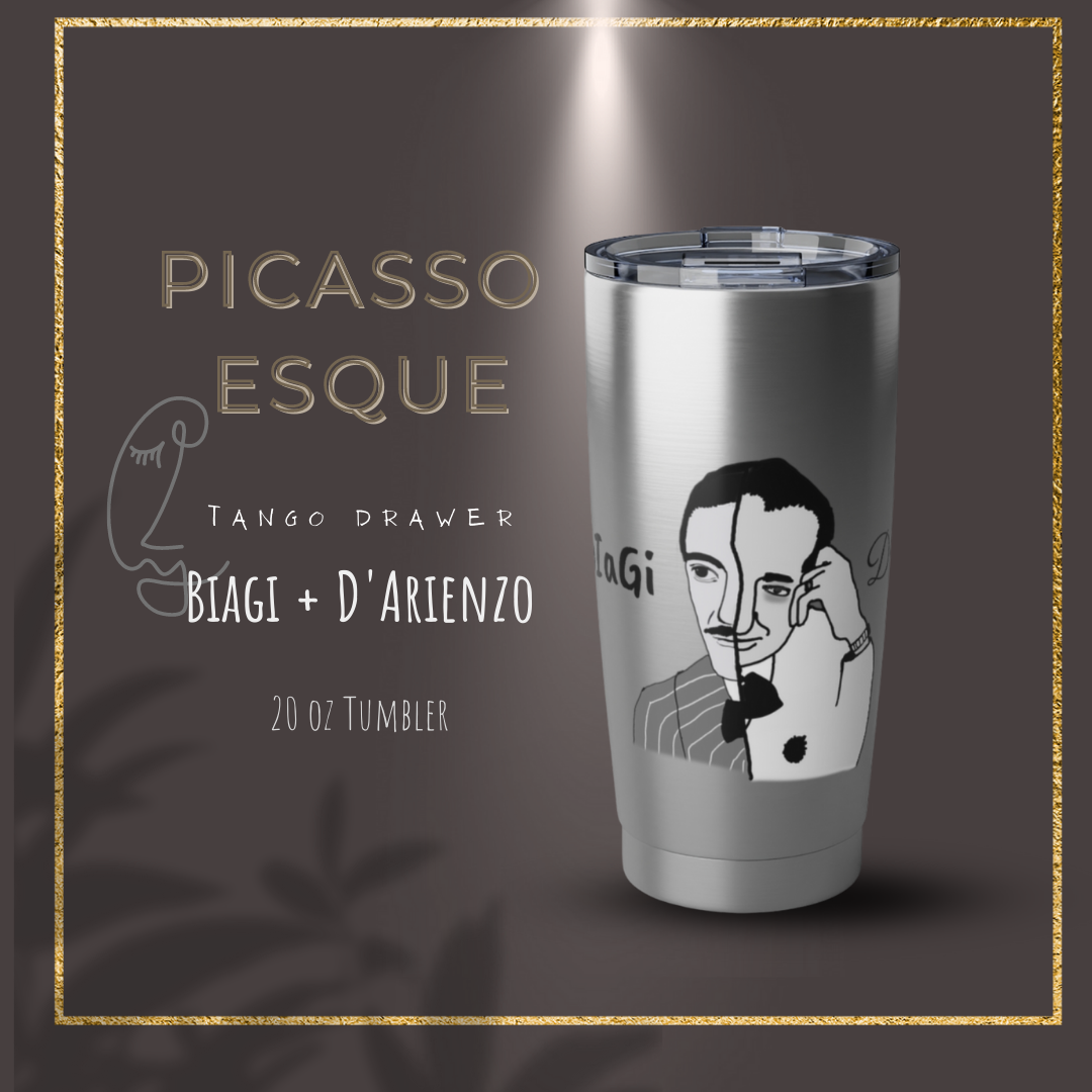 隨行杯（20 盎司）Biagi &amp; D'Arienzo - Picasso Esque