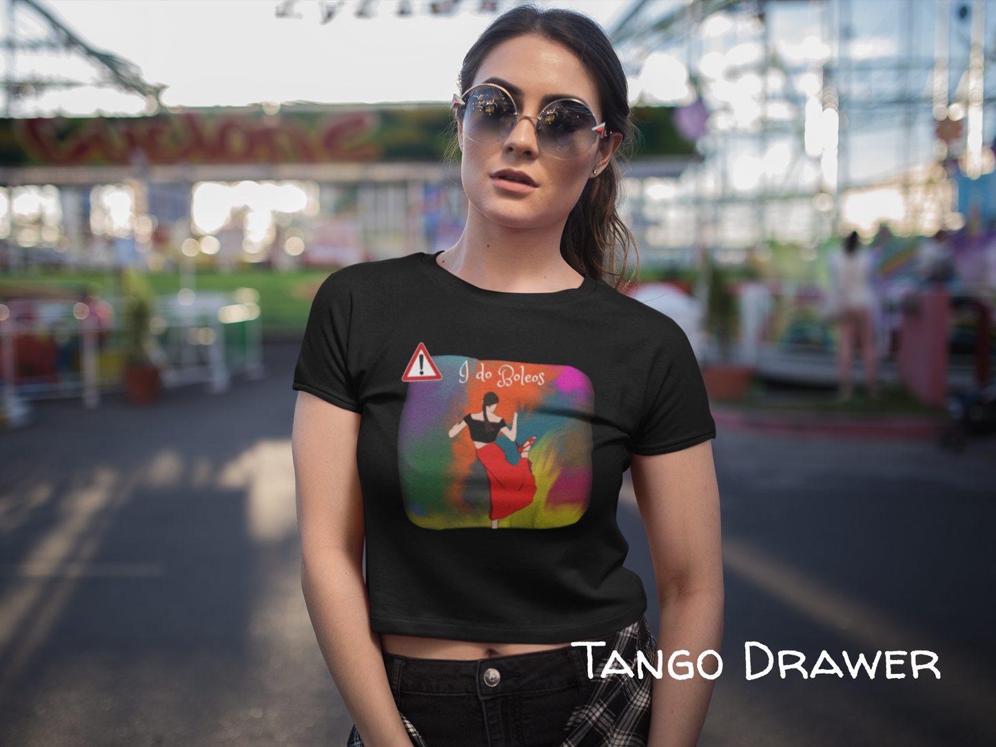Tango Crop Tee - I do boleos