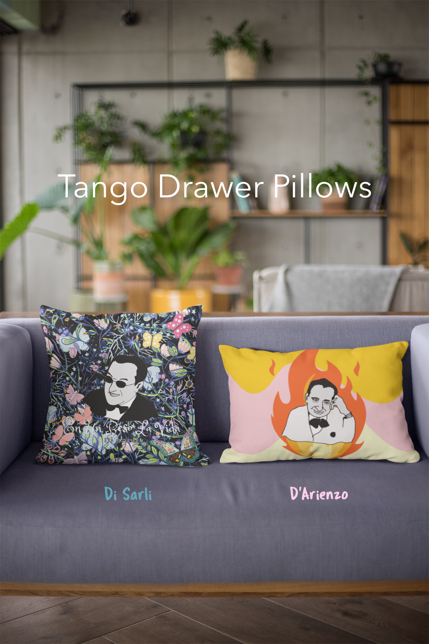 Tango Pillow (Pillowcase Only) - Di Sarli
