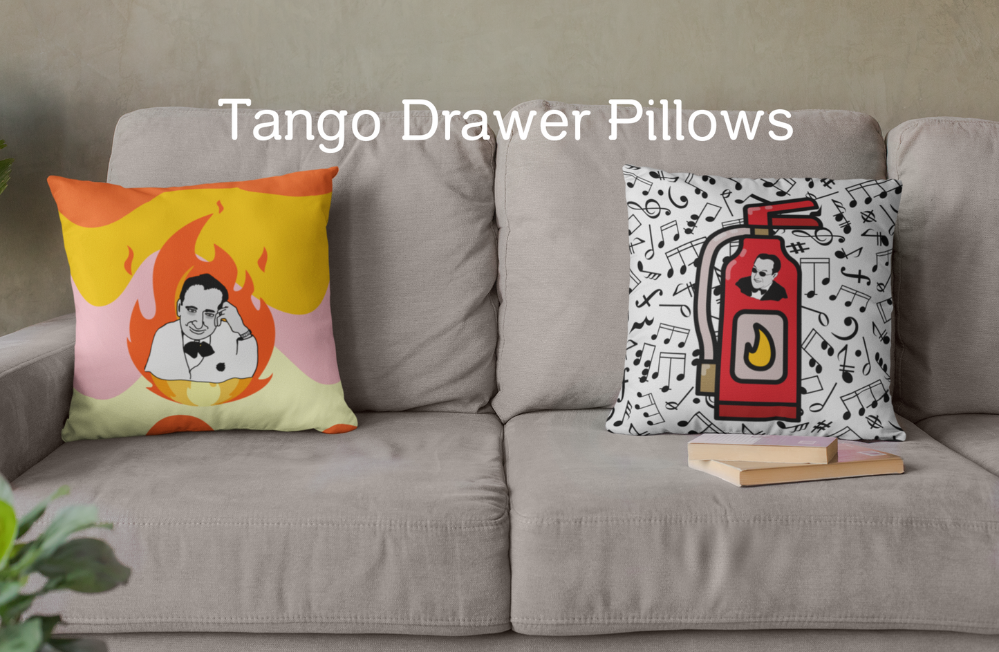 Tango Pillow (Pillowcase only) - D'Arienzo and Di Sarli